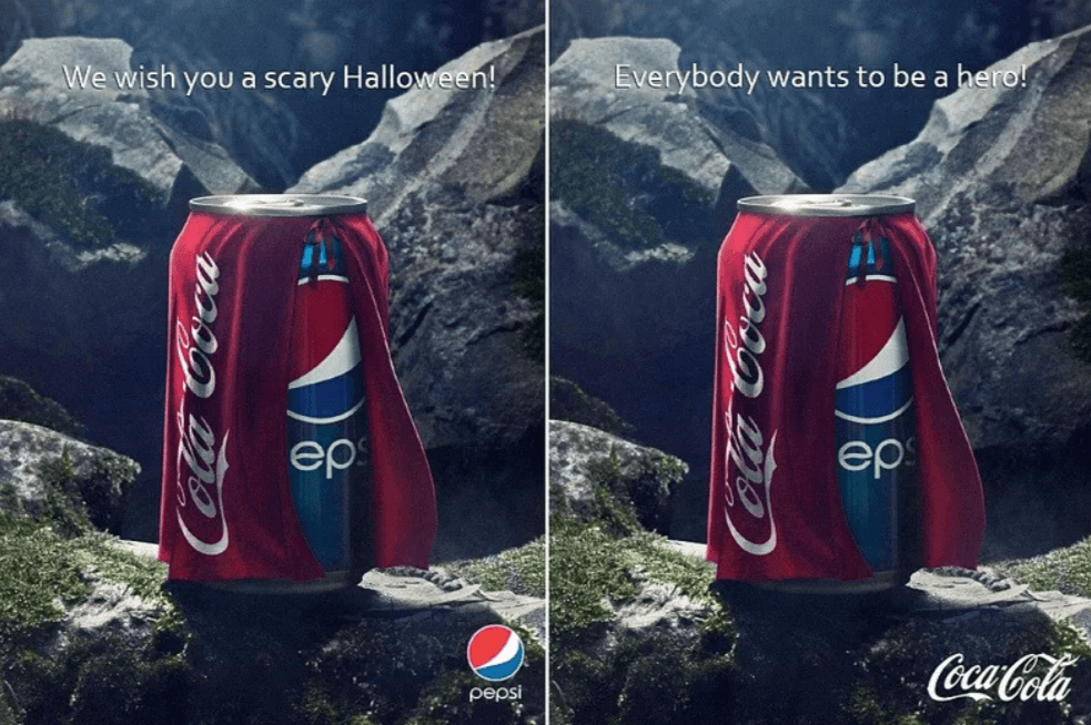 coca-cola vs pepsi comparative advertising example