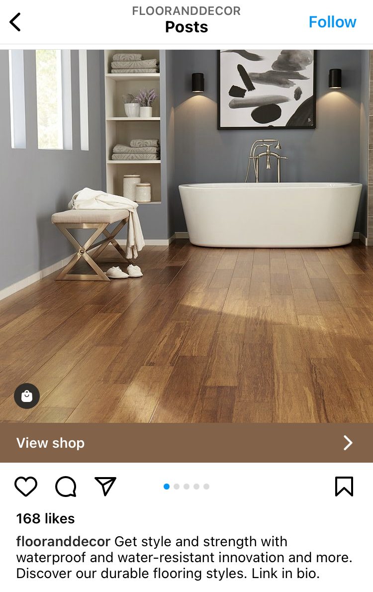 Floor and Decor Instagram post