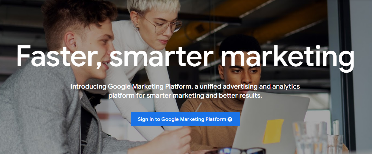 a popular advertising technology solution called google marketing platform