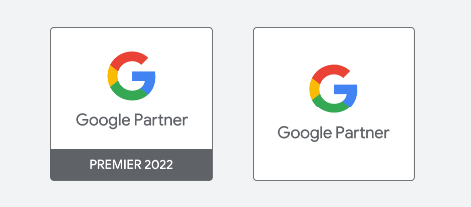 Partner badges with Google's logo