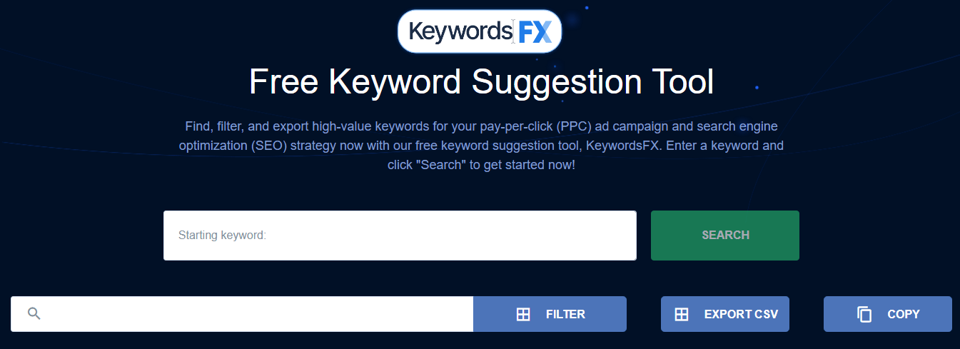 keywordsfx seo for biotech companies