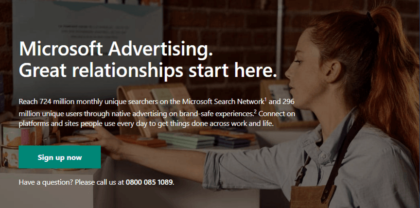 microsoft advertising auto generated remarketing lists homepage