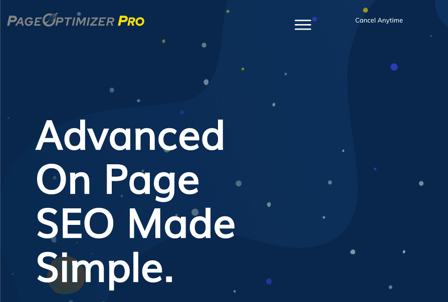 Pageoptimizer Pro SEO tool