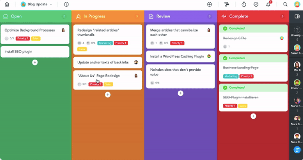 MeisterTask platform