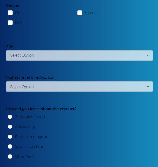 surveys first party data examples