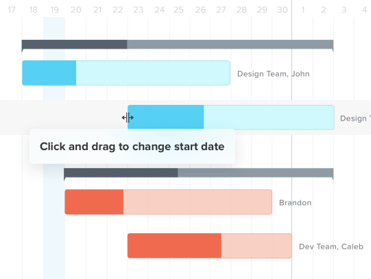 Team Gantt platform