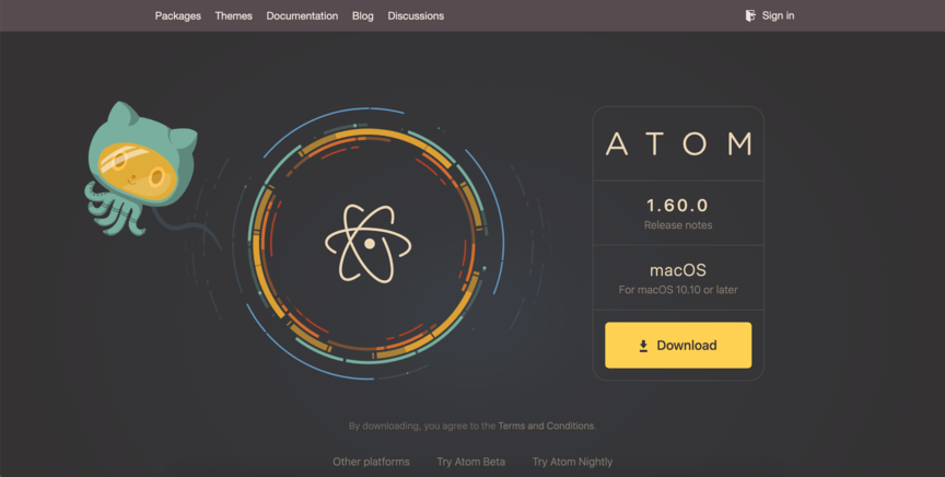 web dev tool atom