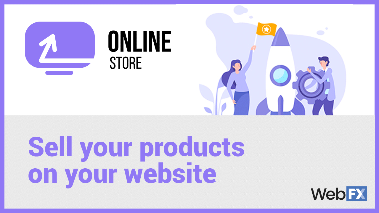 sell your products on your website