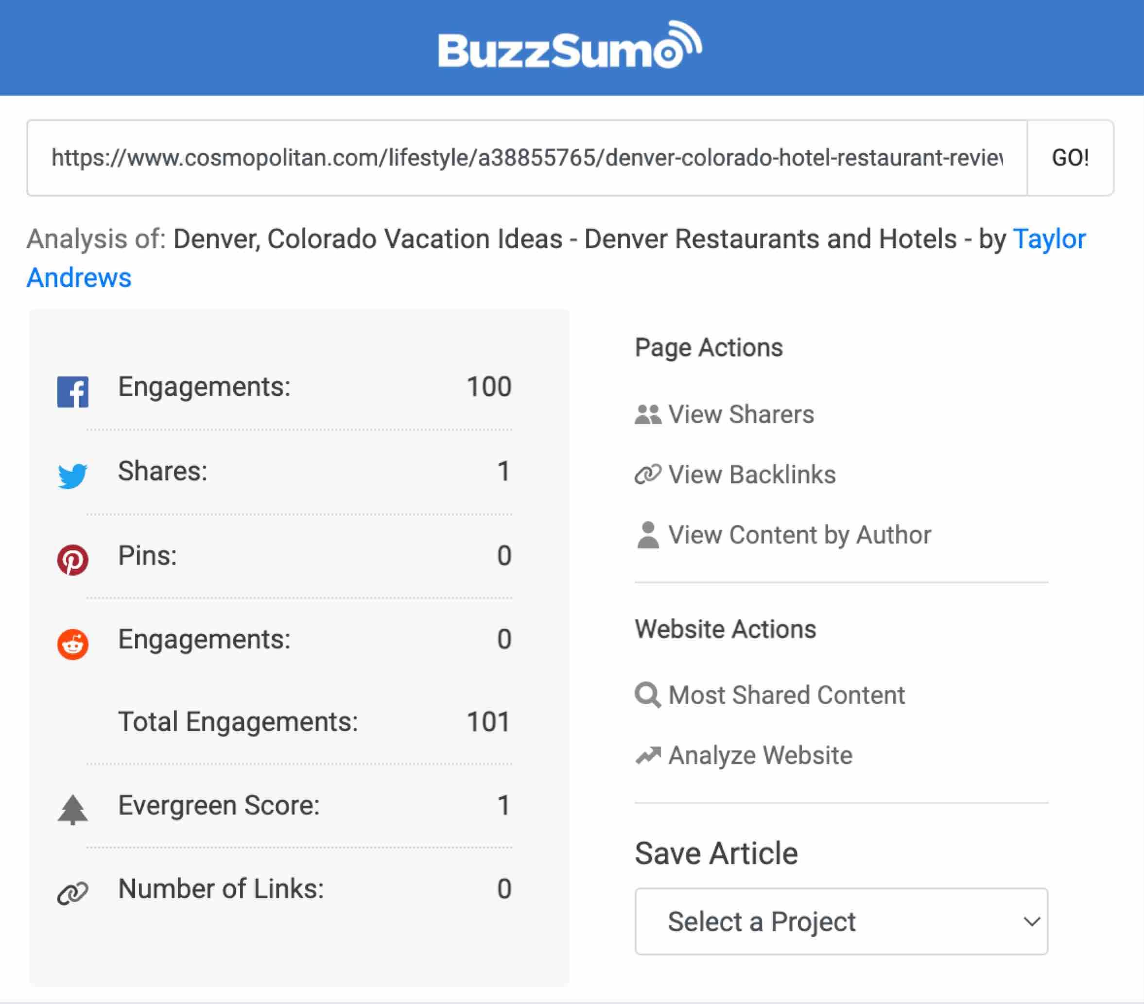 buzzsumo chrome extension for seo