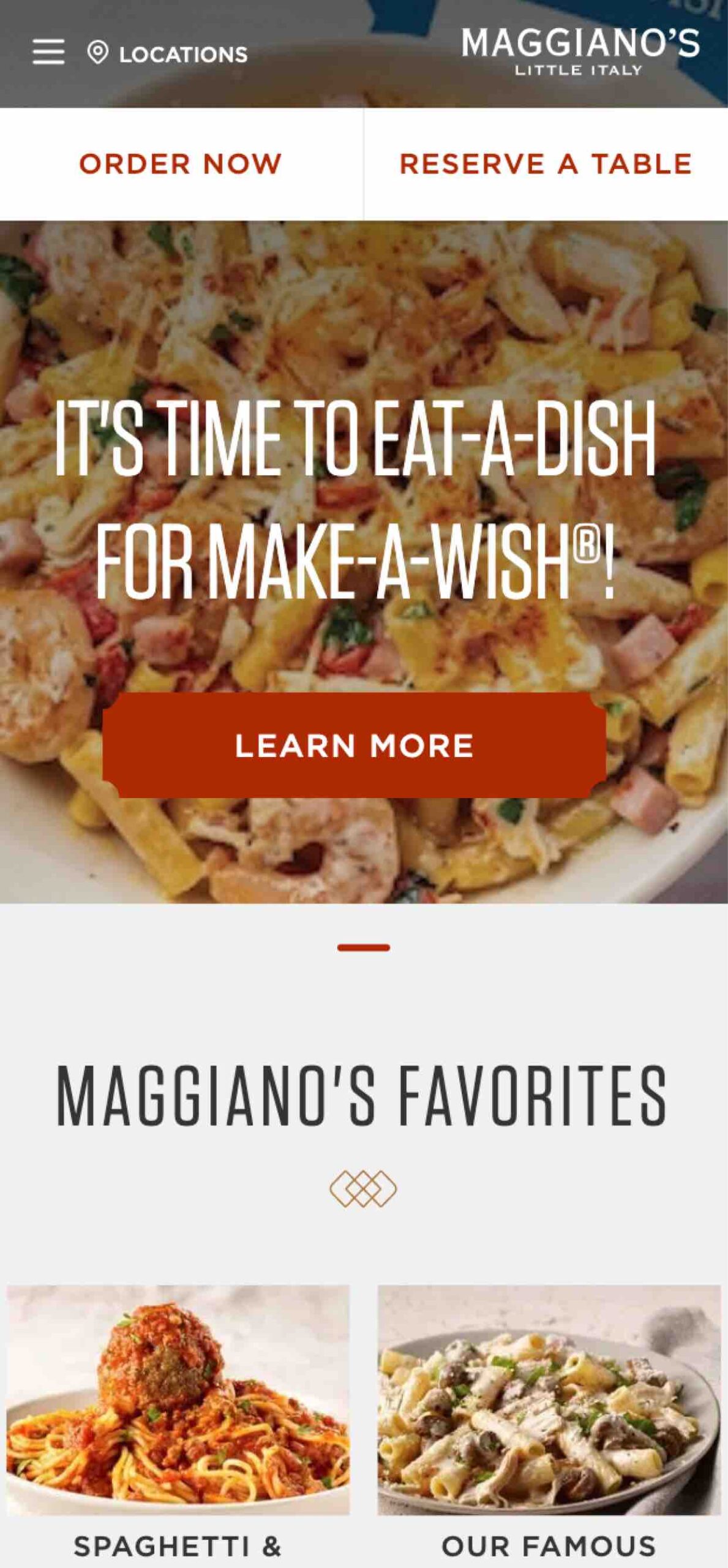 maggianos restaurant marketing