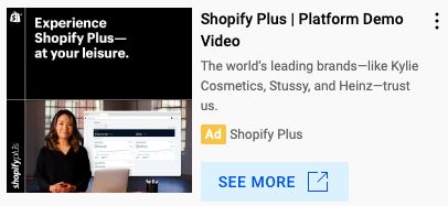 Shopify Plus display ad