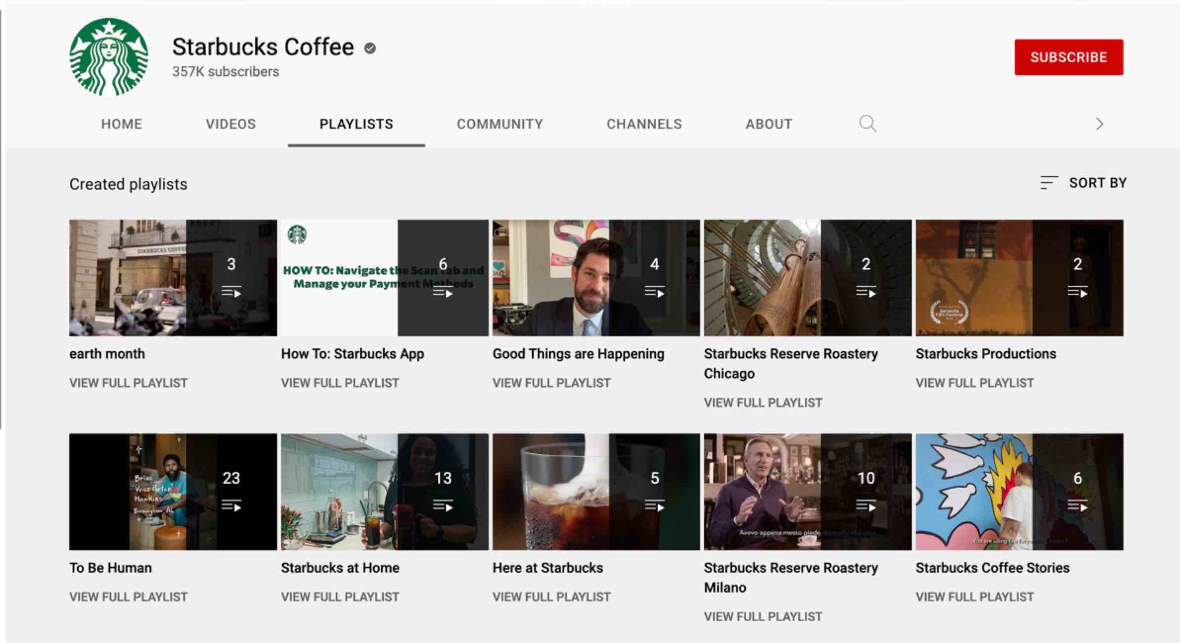 starbucks content marketing example