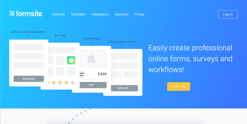 form builder formsite