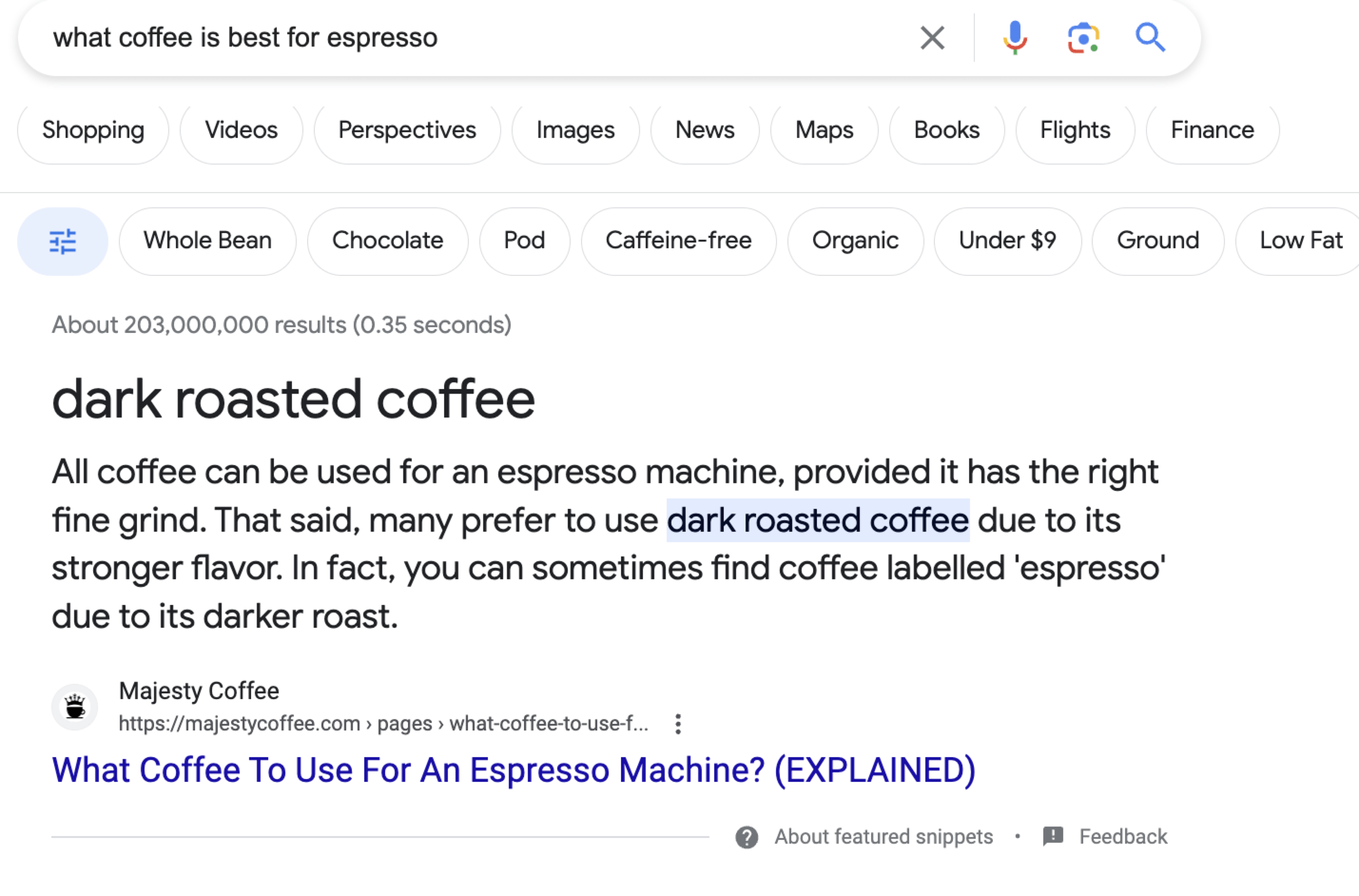 coffee example