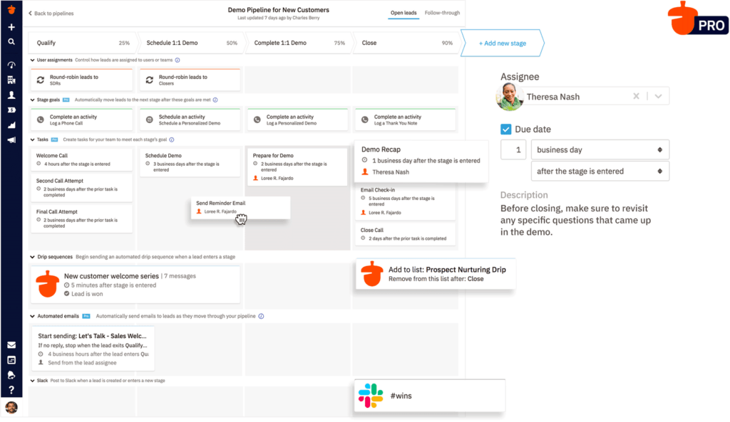 6297d1b474746ccb950aa47a Features Sales Automation Sales Process Drip Sequnces PRO2 min p 1600 1024x593