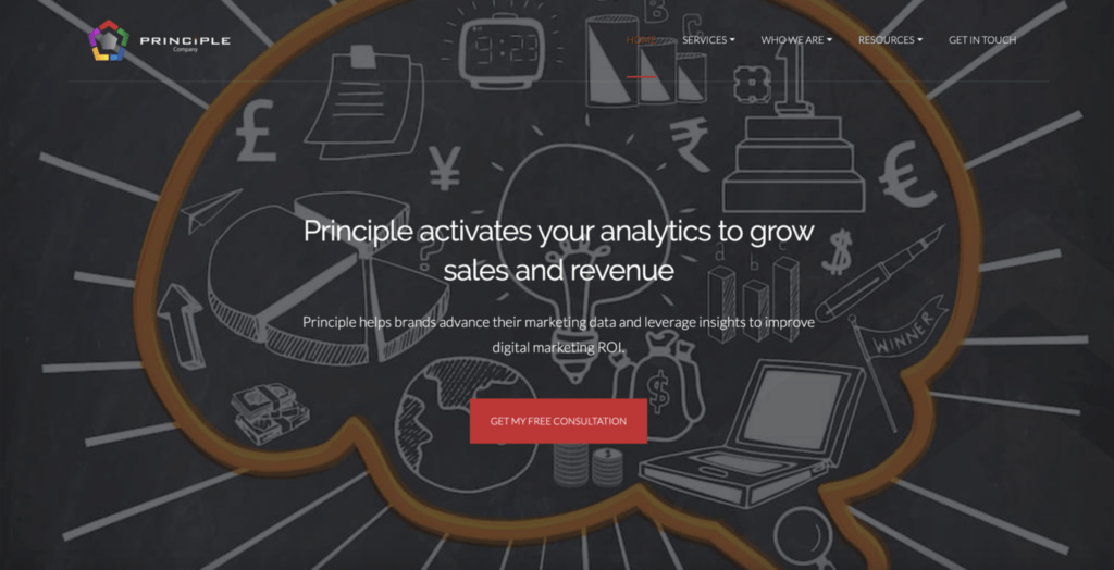 Principle Company homepage