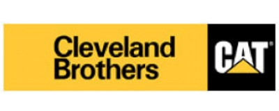 Logo of Cleveland Brothers featuring the CAT logo on the right side.