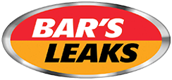 Logo of Bar's Leaks with 'BAR'S' in white on a red background and 'LEAKS' in black on a yellow background, separated by a red gradient underline, all within an oval with a metallic gradient border.