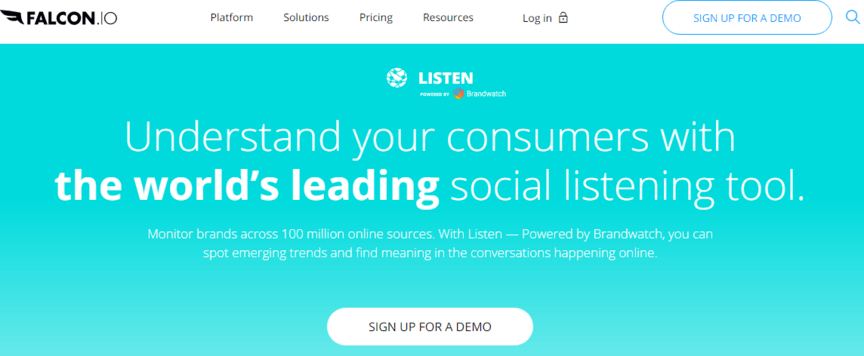 falconio social listening tools