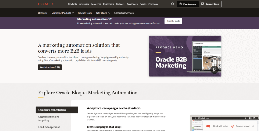 marketo alternative oracle