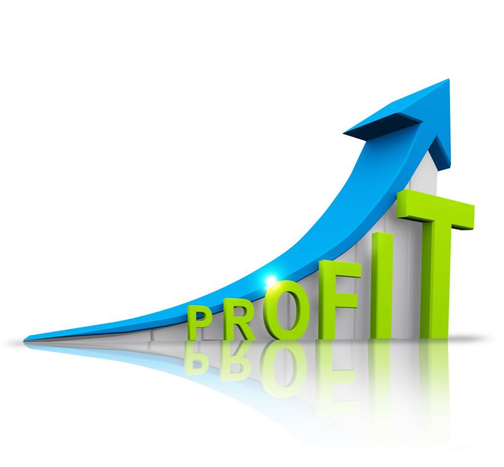 increasing profit illustration