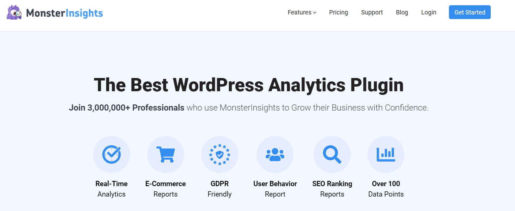 monster sight tool landing page screenshot