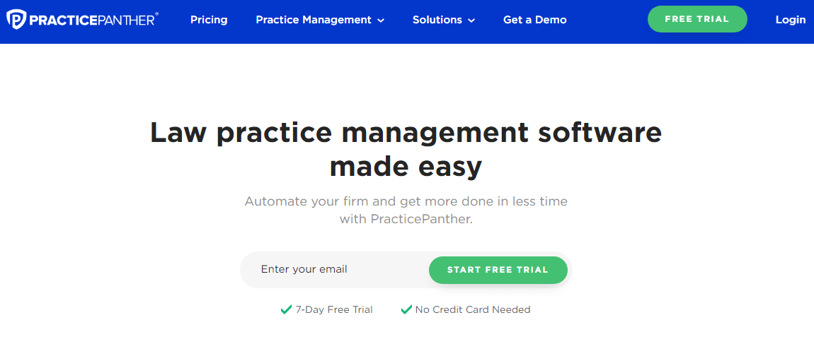 PracticePanther CRM for law firms