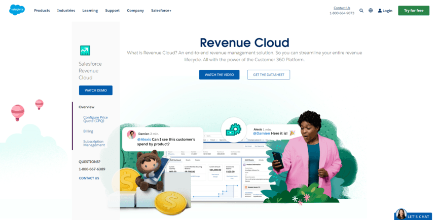 revenue reporting salesforce