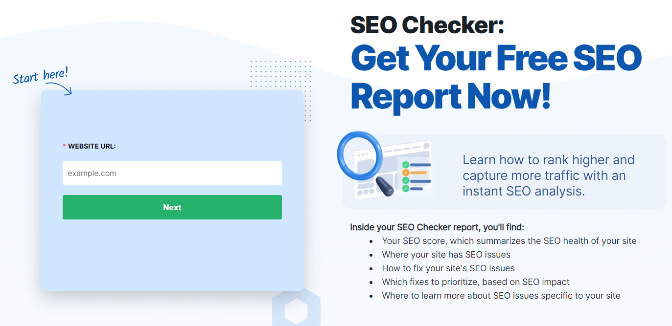 WebFX SEO Checker