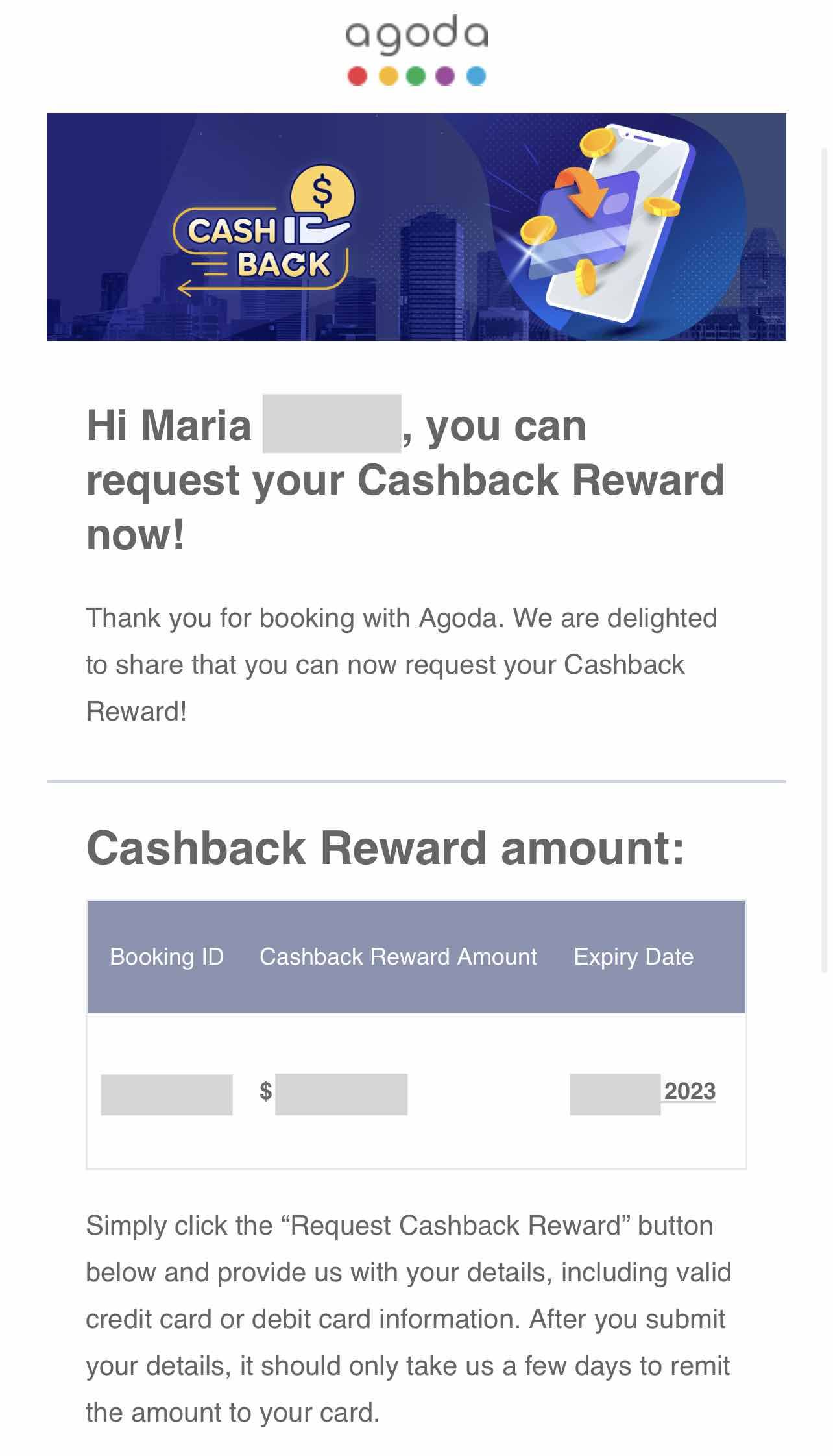 cashback sales promotion example