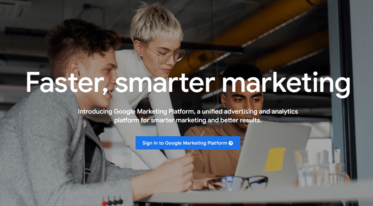 Google Marketing Platform adtech software