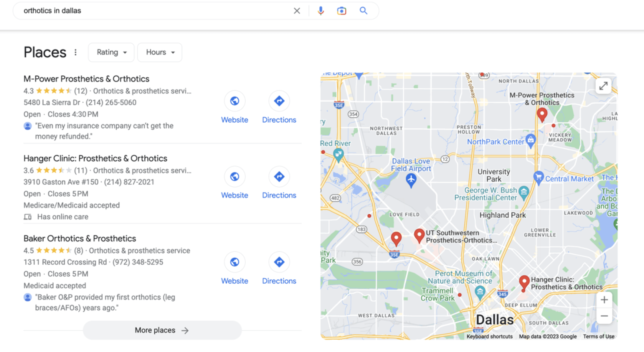 local seo example