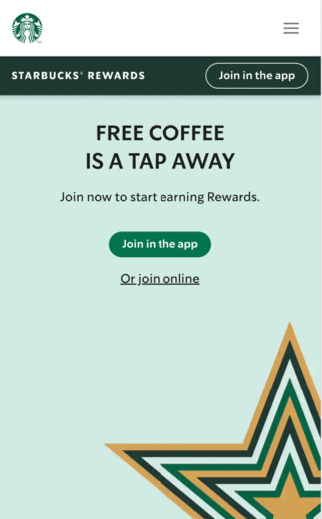 starbucks's loyalty program is a sales promotion example