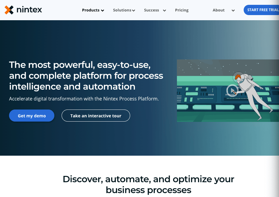 Nintex website promoting their software