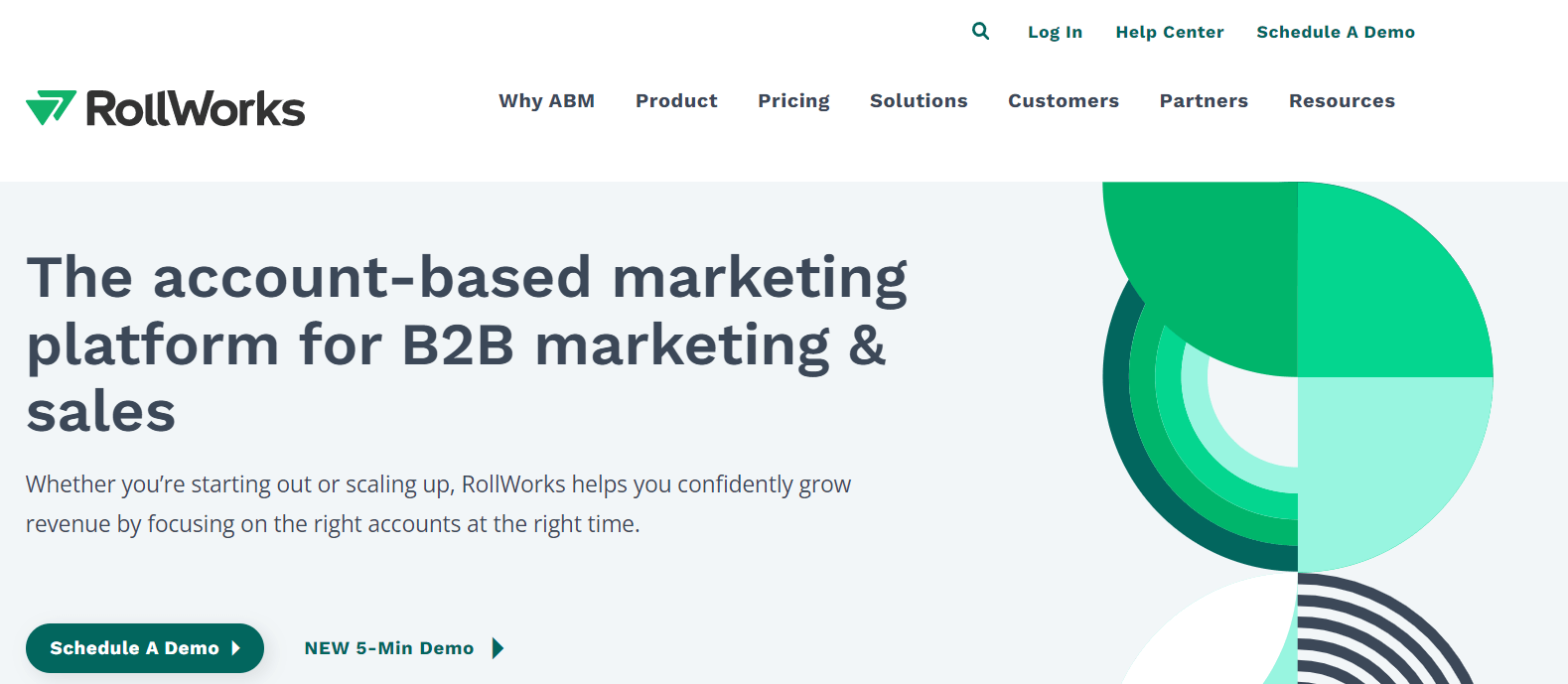 rollworks homepage screenshot