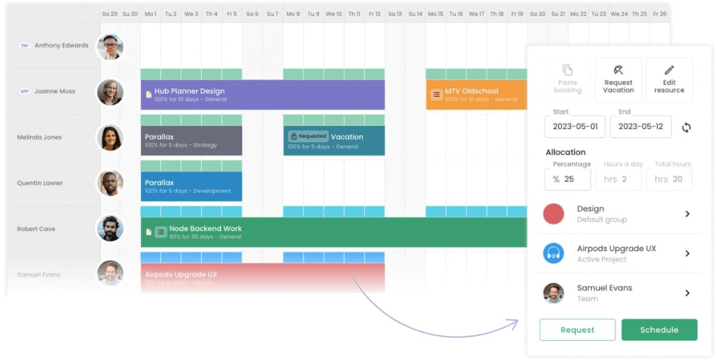 Hub Planner project management software