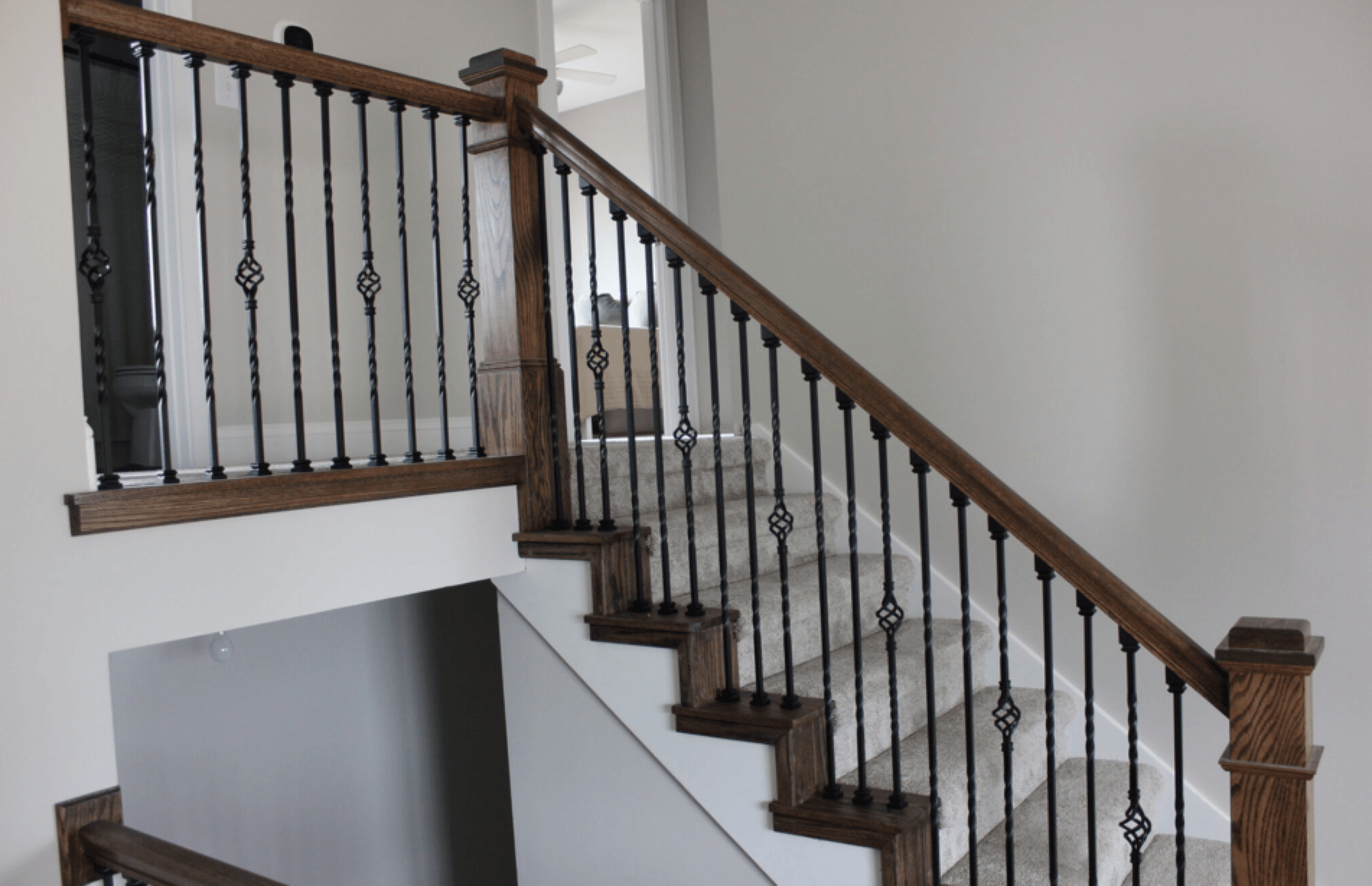 area flooring & tile, inc. stair remodel