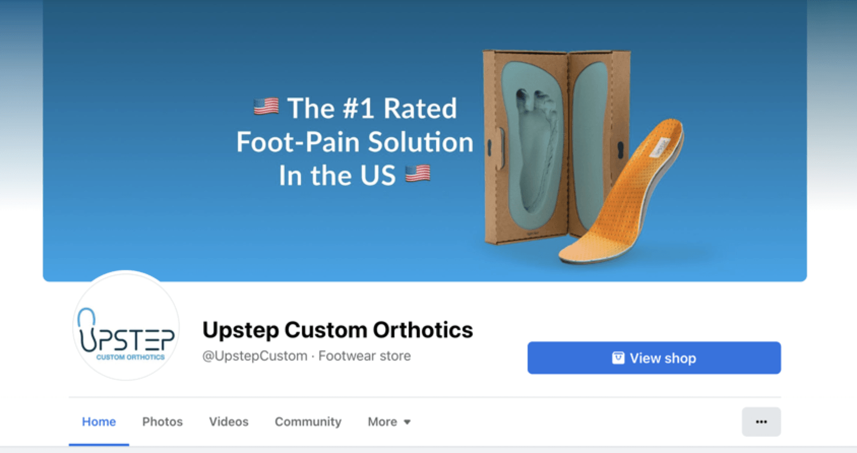 facebook example for orthotics