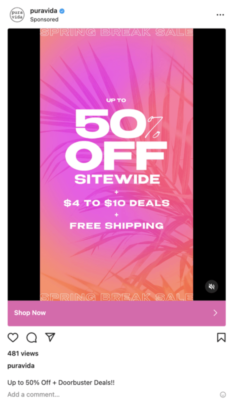 instagram ad