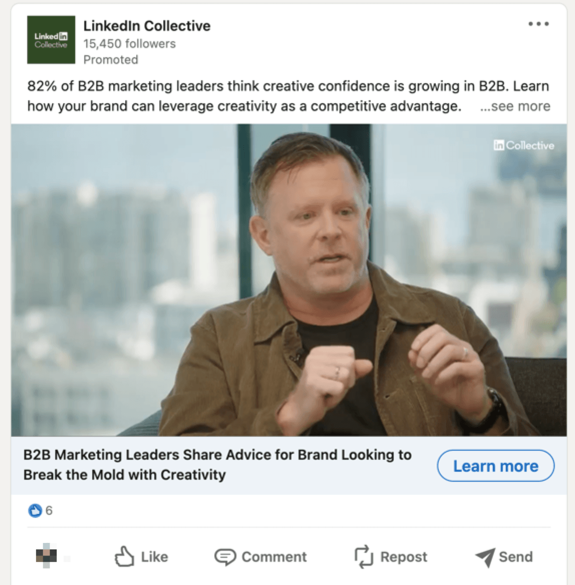 linkedin sponsored ad