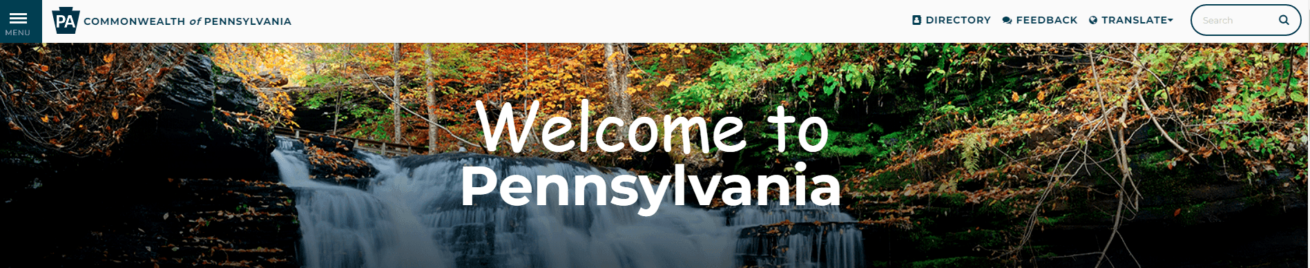 PA government homepage legal YMYL content