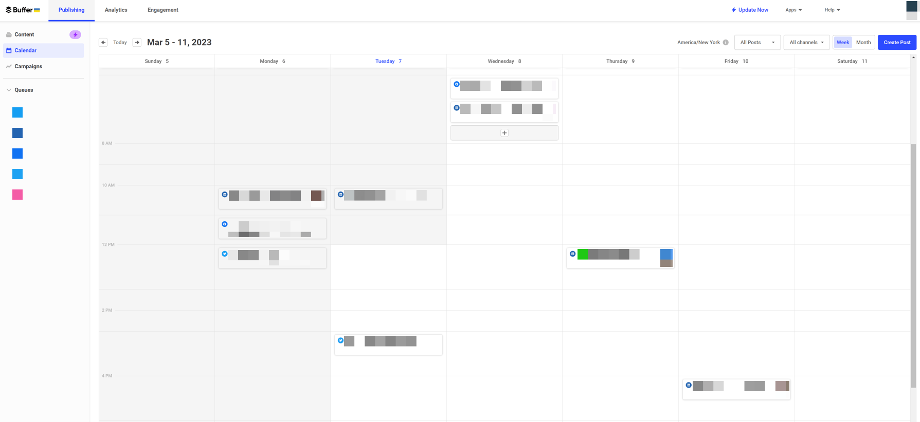 buffer content calendar