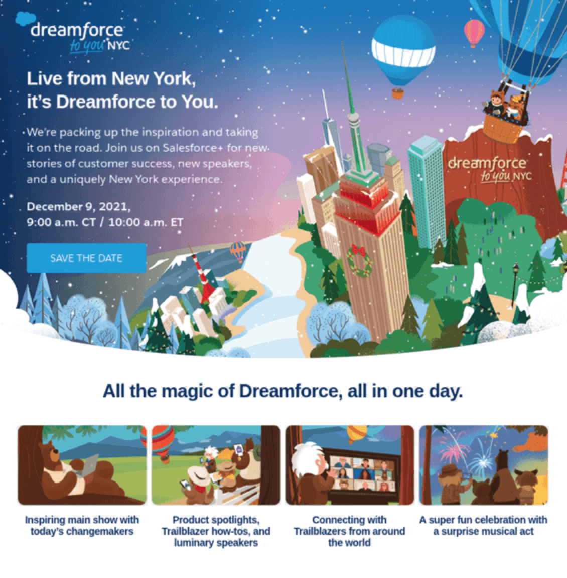 salesforce event email