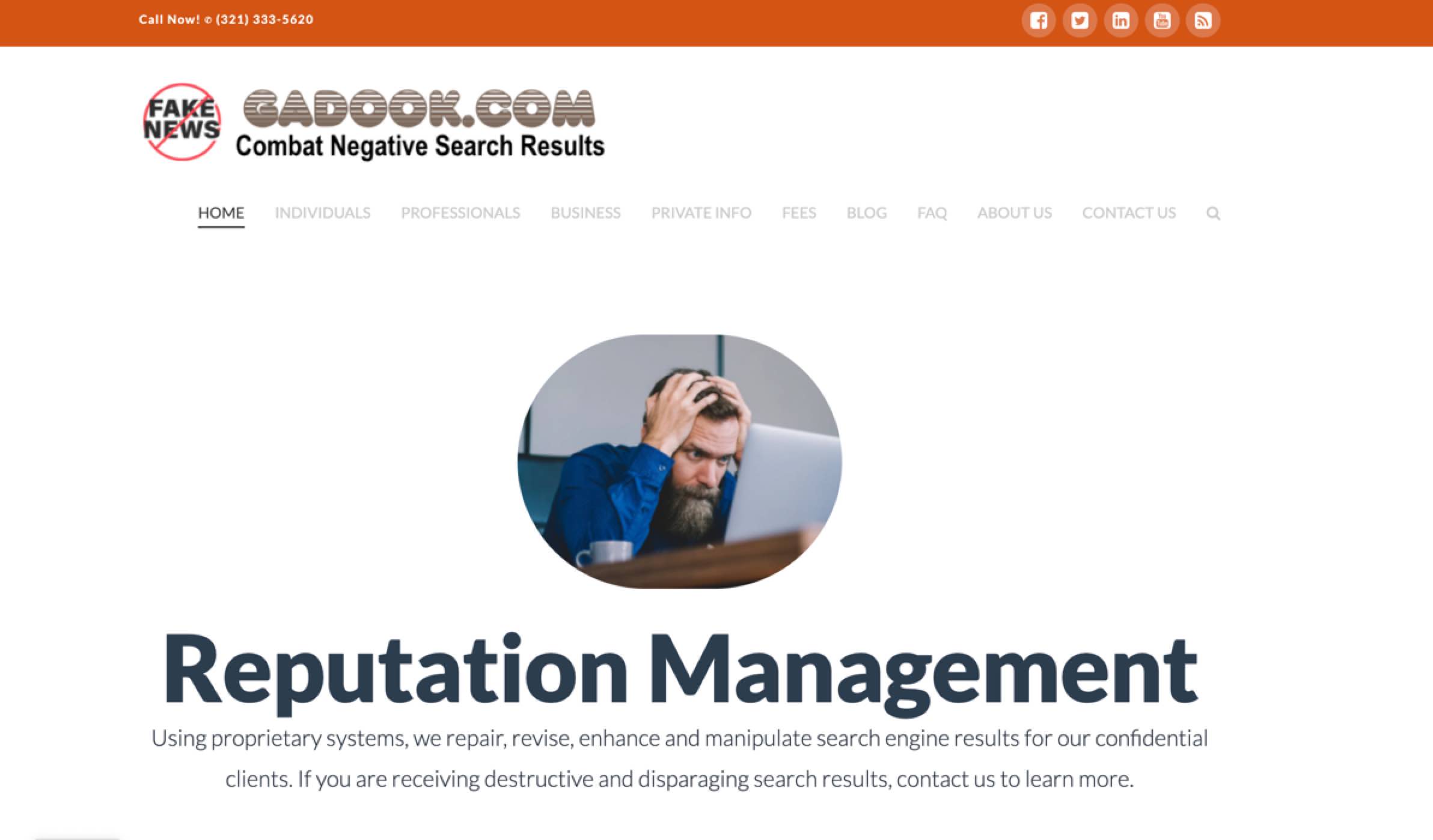 Gadook online review management agency