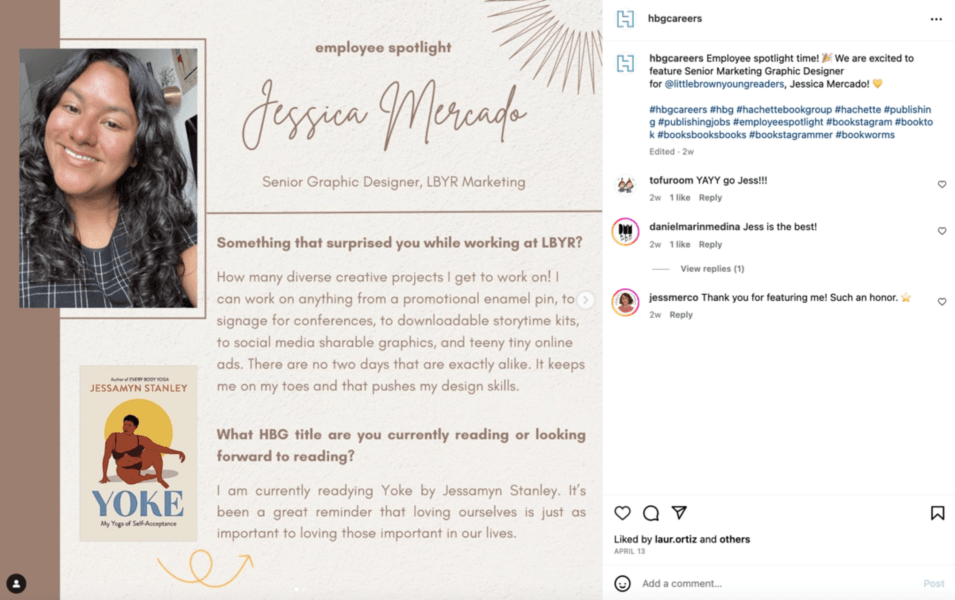250 Instagram Caption Ideas To Engage Your Audience In 2025 Hatchette Books Employee Spotlight 955x600