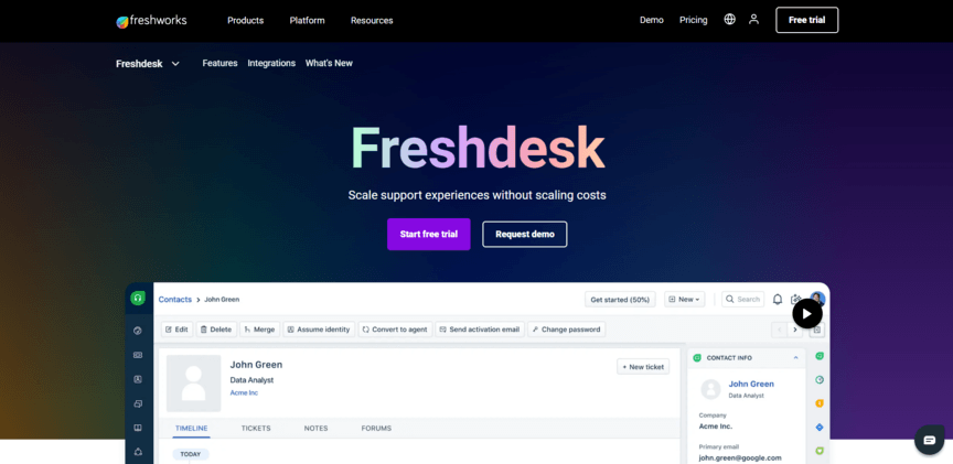 helpdesk freshdesk