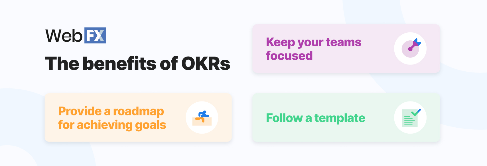 Benefits of OKRs graphic