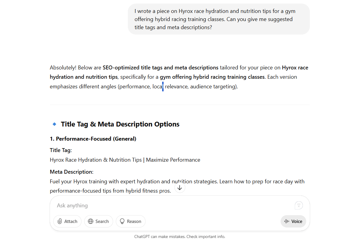 chatgpt for title tags