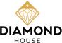 Logo of Diamond House featuring a stylized diamond above the words 'DIAMOND HOUSE' in uppercase letters.