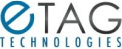 Logo of eTAG Technologies, featuring a stylized lowercase 'e' linked to a circular arrow, next to the words 'TAG TECHNOLOGIES' in capital letters.